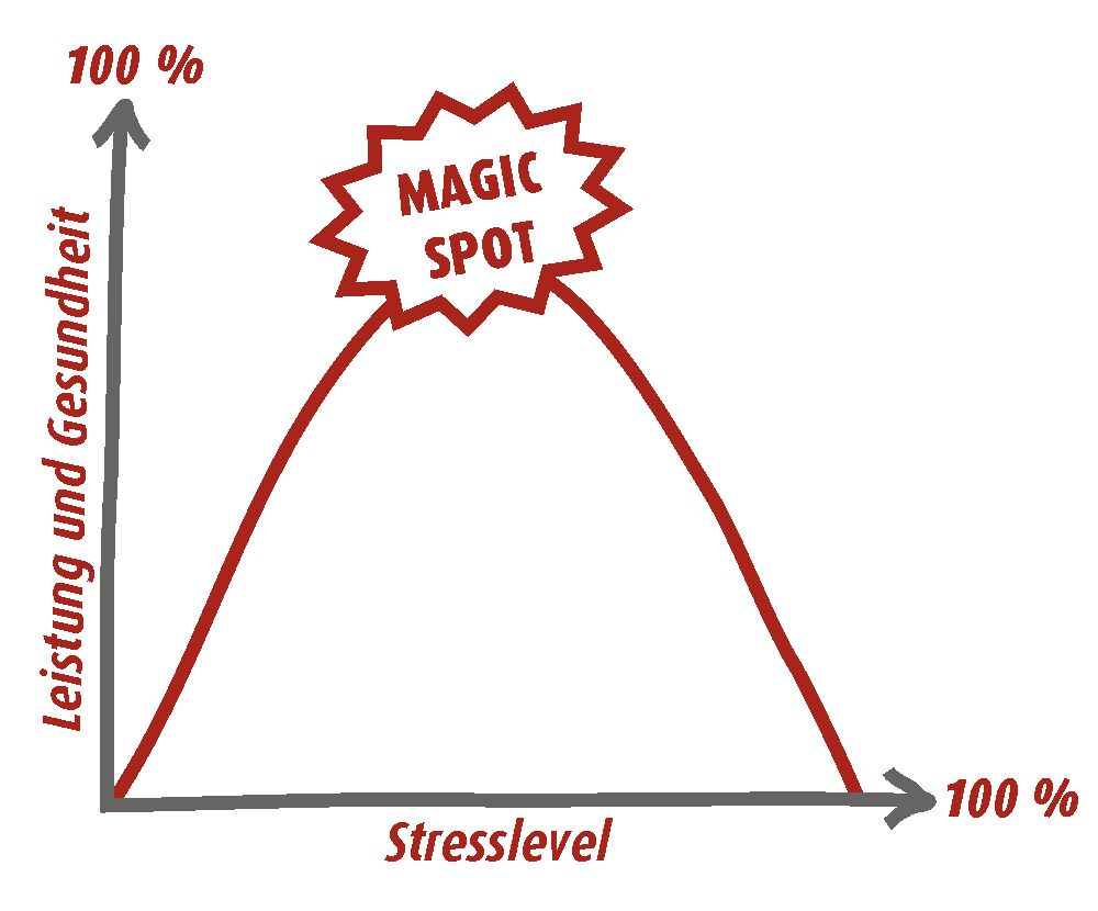 Magic Spot zwischen Unterforderung, optimaler Aktivierung und Überforderung